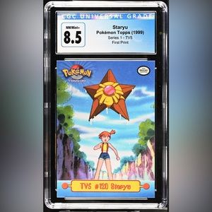 Staryu Pokémon topps (1999)series 1 - TV5 First print